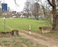 Bild: Andreas Royer
Von hier könnte sich schon bald der Blick auf ein neues Beachvolleyballfeld im alten Stadtbad-Gelände öffnen.
