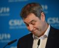 Bild: Peter Kneffel/dpa
Der CSU-Chef und bayerische Ministerpräsident Markus Söder gibt nach dem CSU-Präsidium eine Pressekonferenz. Im Machtkampf von CDU und CSU um die Kanzlerkandidatur der Union bleiben die Fronten festgefahren.