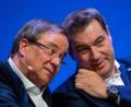 Archivbild: Guido Kirchner
Noch nicht voller Einklang: CDU-Chef Armin Laschet (links) und CSU-Chef Markus Söder sind im Bundestagswahlkampf bisher nicht immer einer Meinung.
