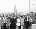 Bild: Archiv Fürk
1965 unternahm Lehrer Heiner Kohl (hinten, Mitte) mit seinen Schülern einen Bildungsausflug nach Sinsheim in das Verkehrsmuseum. Mit dabei war auch Bürgermeister Ferdl Buchfelder.