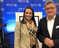 Bild: Twitter/Ried
Netzwerkerin Juliane Ried mit dem konservativen Wirtschaftsjournalsiten Roland Tichy.
