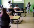 Bild: Kunz
Auch die Klasse 10 c beteiligte sich am Online-Unterricht zum Thema "Häftlingsalltag". Präsentiert wurde die schulische Veranstaltung von den beiden Schülerinnen Aliyah Houser und Marie Fenzl.