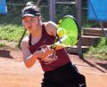 Bild: lst
Mira Stegmann (TC Rot-Blau Regensburg) bot eine konstante Leistung und setzte sich in der Damen-Konkurrenz durch. Bild: lst