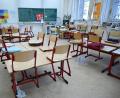 Bild: Arne Dedert
Ein leeres Klassenzimmer der Linne-Schule in Frankfurt am Main. Foto: Arne Dedert/dpa