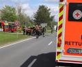 Bild: jma
Neben einem Rettungswagen und dem HvO Kaltenbrunn waren die Feuerwehren aus Hütten und Kaltenbrunn im Einsatz