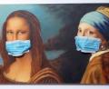 Bild: fsb
Die Coronapandemie wirkt sich auch auf die Kunst aus. Hier bei "Mona + Lisa" von Brigitte Beer als Öl auf Leinwand zum Beispiel, wo die medizinischen Masken groß rauskommen.