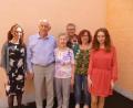 Bild: bk
Jubilarin Karin Bösl mit Ehemann Alfons und der Familie ihrer Tochter Martina.