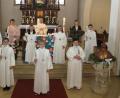 Bild: Dobmeier
Am Samstag vor Pfingsten empfingen sieben Kinder die Heilige Erstkommunion in St. Marien Rothenstadt.
