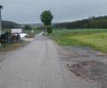 Bild: br
Am östlichen Ortsrand von Schlammersdorf, im weiteren Verlauf der Bürgermeister-Wiesnet-Straße (unser Bild), soll der geplante Radweg beginnen.