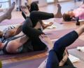 Symbolbild: Jens Kalaene/dpa
Aerobic, Pilates oder Yoga – diese Kurse waren oft die ersten, die von den Sportvereinen nach den Lockerungen wieder angeboten wurden.