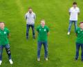 Bild: exb
Die neue Führungscrew des SV Mitterteich II: Tomas Schiffmann (hinten von links, Spielleitung), Ralf Müller (Sportdirektor), Tobias Eckert (Spielleitung), Florian Zeus (vone von links, Teammanager), Florian Greim (Spielertrainer), Tobias Seitz (Co-Trainer).