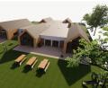Grafik: Architekt Sebastian Keck, Ziegler Haus GmbH/exb
Die Grafik zeigt eine 3D-Ansicht des neuen Kindergartens an der Andreas-Thoma-Straße.