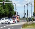Bild: fsb
Ein Pkw und ein Van stießen an der Kreuzung der Regensburger Straße zusammen.