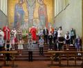 Bild: Kunz
Die Firmlinge vom Freitag stärkten ihren Glauben in Herz Jesu.