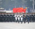 Symbolbild: Chen Yehua
Soldaten nehmen am 70. Jahrestag der Gründung der Volksrepublik China an einer Militärparade teil. Am 1. Oktober 1949 wurde die Volksrepublik China gegründet.