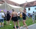 Archivbild: Kunz
Abtanzen mit Abstand im Innenhof der Regionalbibliothek: Weil das 2020 so gut geklappt hat, gibt es nun wieder eine "Sommersünde". Und auch die Band von damals, "Slatec", ist wieder mit von der Partie.