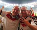 Bild: Heindl/privat
Das absolute Highlight der bisherigen Fan-Karriere: André Heindl (rechts) und Stefan Sailer nach dem Gewinn des WM-Titels 2014 im Maracana-Stadion von Rio de Janeiro.