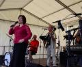 Bild: Kunz
Brigitte Traeger und die "Lustigen Buam" lockten 135 Besucher an.