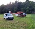 Bild: Bergwacht Sulzbach-Rosenberg
Rettungskräfte im Einsatz am Höhenglücksteig: Neben der Bergwacht wurde auch der Rettungshubschrauber Christoph 80 aus Weiden-Latsch alarmiert.