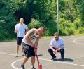 Bild: Stadt Neustadt/WN/exb
Die Linien sind gezogen, das Basketballfeld ist wieder frei.