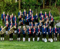 Bild: Lehnert/exb
Das Orchester des Musikverein Freudenberg spielt bei der Sommerserenade im Amberger Maltesergarten.