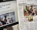 Bild: Petra Hartl
Die Metzger im Landkreis Amberg-Sulzbach tun sich enorm schwer bei ihrer Suche nach Mitarbeitern. Die Redaktion hatte dies kürzlich thematisiert. Links die Online-Version, rechts der Beitrag in der gedruckten Zeitung. Besondere Artikel im Onetz tragen das Qualitätssiegel „Onetz-Plus“. Sie gehen stets über die reine Berichterstattung hinaus, zeigen Hintergründe auf, ordnen ein, erklären.