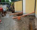Bild: grm
Beginn der Sanierung an der Kirche St. Barbara