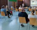 Bild: vsr
Aufmerksam verfolgten die Interessierten den Vortrag von Dipl.-Ing. Rösch zum Thema Photovoltaikanlagen.