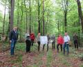Bild: jzk
Bei der Waldbegehung überzeugten sich Bürgermeister Roman Schäffler, Sachverständige Gisela Wenig, Katharina Hage, Johanna Wolf, Klaus Ferber, Forstdirektor Dirk Lüder, Rita Ponnath, Hermann Schraml, Martin Wittmann und Werner Nickl (von links) vom derzeitigen Baumbestand und besprachen die notwendigen Umstrukturierungsmaßnahmen.