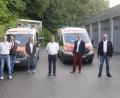 Bild: mfh
Abschiedsstimmung beim BRK (von links): Dieter Hauenstein (Landesbereitschaftsleiter), Florian Kaufmann (stellvertretender Leiter Rettungswache Sulzbach-Rosenberg), Markus Popp (Leiter Rettungsdienst), Joanna Sladki (Leiterin Rettungswache Sulzbach-Rosenberg), Bernd Voggenreiter (Leiter Rettungswache Sulzbach-Rosenberg und künftiger Ruheständler), Sebastian Schaller (Kreisgeschäftsführer), Erwin Gräml (Leiter Rettungsdienst) und Gerd Geismann (Kreisvorsitzender BRK Amberg-Sulzbach).