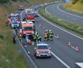Bild: dob
Bei einem Auffahrunfall auf der Autobahn A 6 wurden am Sonntagabend vier Personen leicht verletzt. Sie wurden alle in ein Klinikum eingeliefert.