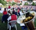 Bild: Stephan Huber
Der Musikverein Freudenberg spielte im Maltesergarten in Amberg.