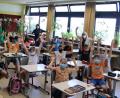 Bild: Grundschule Speichersdorf/exb
Wer macht mit beim Energiesparen? Die Klasse 4b der Speichersdorfer Grundschule ist dabei, zumal die Kinder jetzt auch wissen, wie das geht.