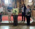 Bild: le
Sie halten der Frauengemeinschaft die Treue. Von links:
Heike Horn (neu), Renate Staschewski (neu), Vorsitzende Christa Riedel, Andrea Kostka (neu), Zweite Vorsitzende Kerstin Sommermann, Edith Lederer (40 Jahre), Erna Bodensteiner (40 Jahre ) und Ramona Wagner (neu).