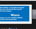 Screenshot: exb
Friedrich Wölfl beschreibt im Online-Workshop die Herausforderungen für die Parteien im Wahlkampf.