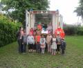 Bild: Städtisches Kinderhaus Mitterteich/exb
Ein Team des BRK war mit einem Rettungswagen im Kinderhaus die „Die kleinen Hankerler“ in Mitterteich zu Gast.