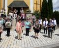 Bild: wro
Die Ehrungen nahm Frauenbund-Vorsitzende Brigitte Weig (Dritte von rechts) im Rahmen eines kleinen Festakts in der Pfarrkirche Sankt Michael vor. Sie selbst wurde für 40 Jahre Treue zum Frauenbund ausgezeichnet.