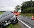 Bild: jma
Der Ausweichversuch der Seat-Fahrerin endet im Straßengraben.