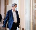 Bild: Matthias Balk
Markus Söder (CSU) kommt in den Bayerischen Landtag. Foto: Matthias Balk/dpa