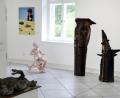Bild:  Götz
Unter Animalisches zeigt die Ausstellung das "Aufbäumende Schaf" von Rudolf Koller und zwei Vögel der Hoffnung von Mayan (Hans Mayer) aus Oder. Sie dominieren aus dieser Perspektive den Raum.
