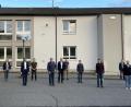 Bild: knh
Philipp Fuhrmann (Vierter von rechts) bleibt Vorsitzender des JU-Ortsverbandes.