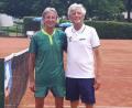 Bild: exb
Fred Böckl (links) gewann das Finale der German Seniors Open in Essen gegen Bernd Martin in zwei Sätzen.