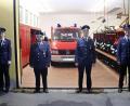 Bild: jma
Die neue Feuerwehrspitze bilden (von links) Kathrin Thurn, Martin Biersack, Martin Kräml und Julian Bauer.