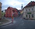 Bild: bjp
Noch bis 12. August werden Stadt und Kreis die nördliche Bahnhofstraße und die Böllath-Kreuzung (Bild) "umgraben". Vom 2. bis 4. August ist das Straßenstück vollständig gesperrt.
