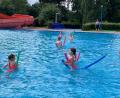 Bild: Kathrin Thoma/exb
Viel Spaß machte den Schülern der Schwimmbadbesuch.