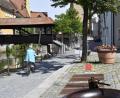 Bild: Petra Hartl
Entlang der Schiffgasse könnte eine 90 Zentimeter hohe Hochwassermauer hochgezogen werden. Das will die Stadt Amberg durch eigene Planungen aber verhindern.