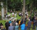 Bild: kro
Zahlreiche Gläubige waren zum Wallfahrtsgottesdienst an der Steinbergkirche gekommen.