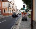 Bild: pz
Der Verkehr in der Egerer Straße im Einmündungsbereich zur Münchenreuther Straße wird zurzeit mit Ampeln geregelt.
