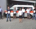 Bild: bkr
Bürgermeister Roman Schäfflers Dank galt Uwe Fraunholz, Werner Hübner, Peggy Motthes-Bayerl, Kai Wolf, Christian Kreutzer und Bernhard Wenning (von links).