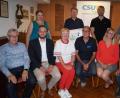 Bild: du
Sie stehen weiterhin an der Spitze des CSU-Ortsverbandes Schirmitz: (vorne, von links) Schatzmeister Karl Balk, die stellvertretenden Vorsitzenden Bürgermeister Ernst Lenk und Inge Schneider, Vorsitzender Markus Dobmeier, die neue Stellvertreterin Ariane Heigl und Schriftführer Michael Dobmeier. Hinten von links: Digitalbeauftragte Michaela Hahn (neu), der aus dem Gemeinderat verabschiedete Stefan Koller, Beisitzer Marc Rupprecht und zweiter Bürgermeister Josef Robl.